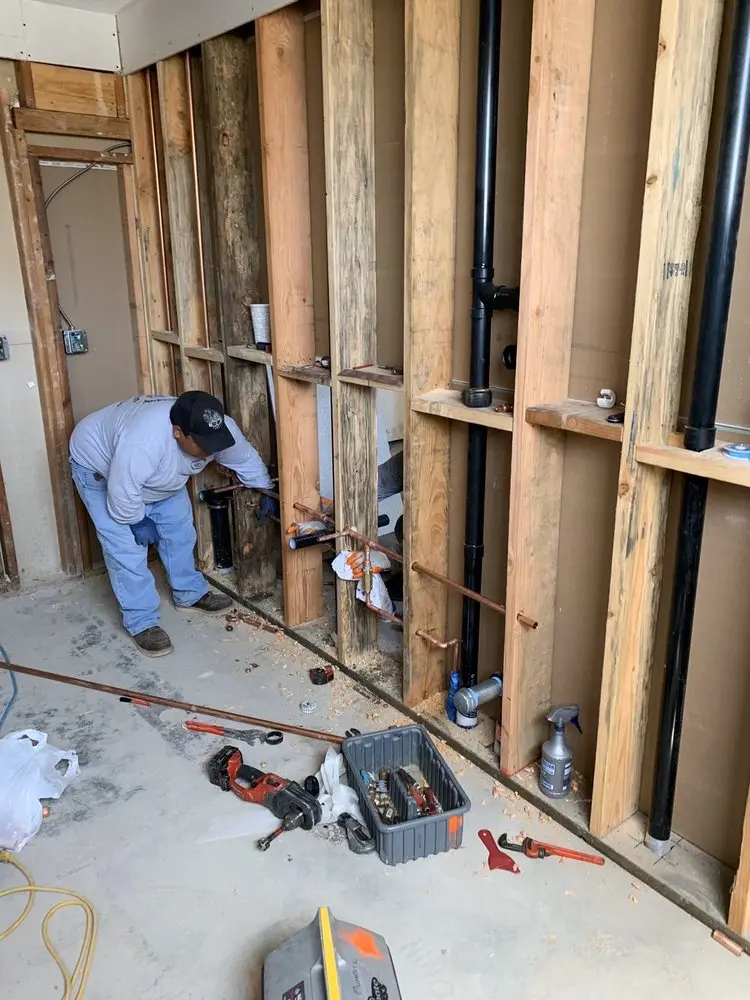 Commercial rough-in plumbing for Trenchless Sewer Repair in Largo